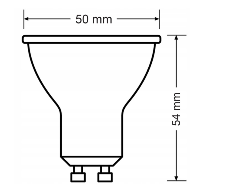 Philips Żarówka GU10 5x 4,9W = 50W 550lm 112lm/W 4000K EyeComfort 15 000h