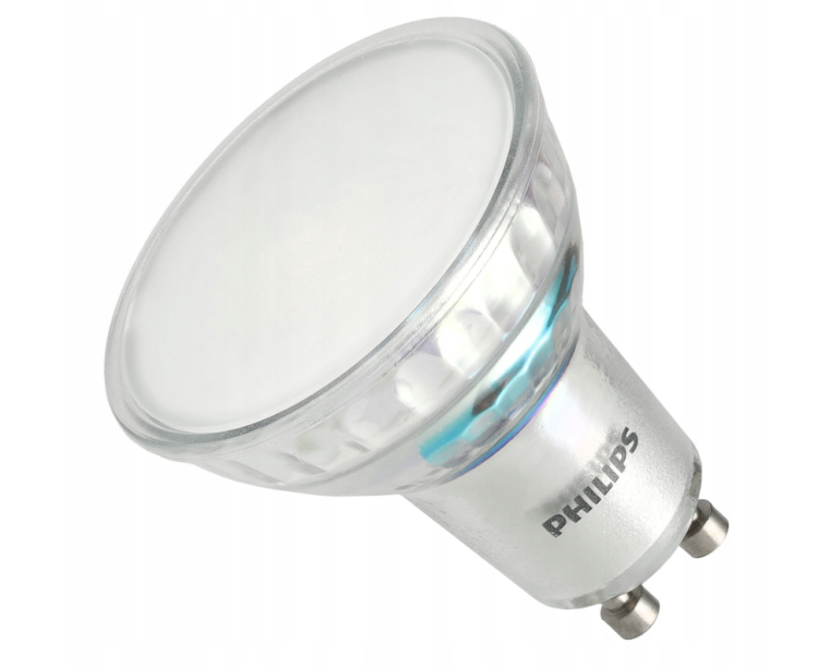 10x Żarówka LED GU10 PHILIPS 4,9W 550lm 4000k Premium Zestaw Żarówek LED