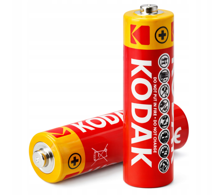 Bateria cynkowo-węglowa Kodak do pilotów gruby paluszek AA (R6) 20 sztuk