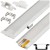 PROFIL Aluminiowy Do Taśma LED Anodowany Wpuszczany Klosz Mleczny 2M Zestaw