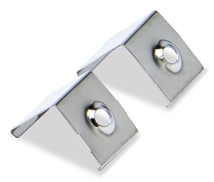 Profil Aluminiowy DO TAŚMY LED 8 i 10mm Narożny Kątowy BIAŁY 2m Zestaw