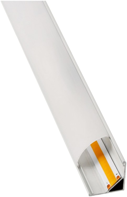 Profil Aluminiowy DO TAŚMY LED 8 i 10mm Narożny Kątowy BIAŁY 2m Zestaw
