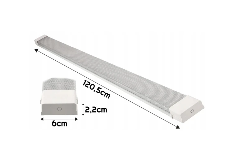 4x Lampa Oświetleniowa Natynkowa LED 36W 120cm Oprawa Natynkowa Mocna 4000K