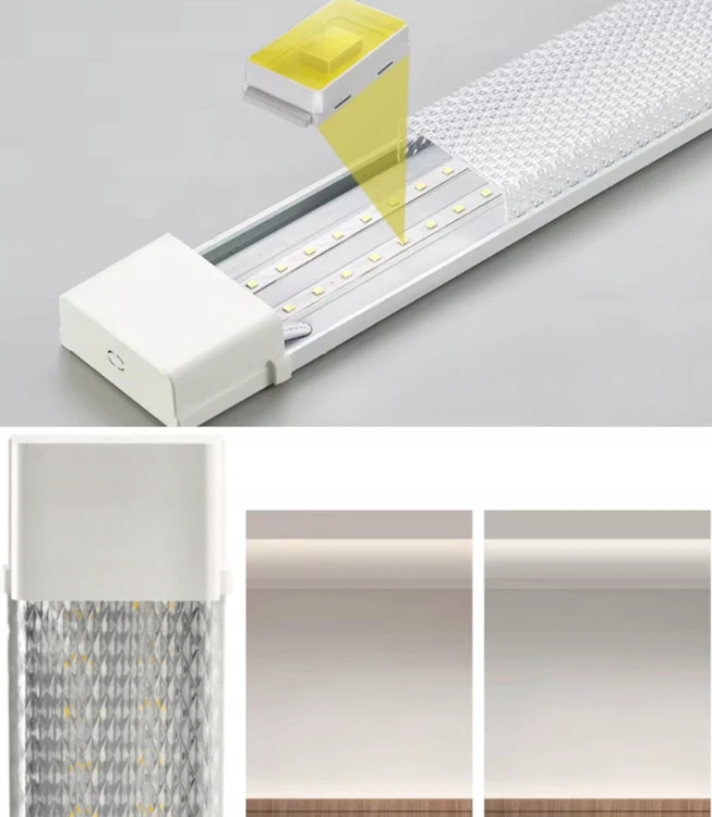 4x Lampa Oświetleniowa Natynkowa LED 36W 120cm Oprawa Natynkowa Mocna 4000K