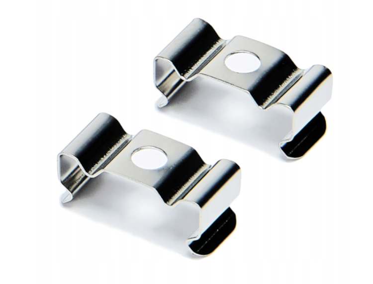 Profil LED Aluminiowy Do Taśma Natynkowy Wpuszczany Klosz Czarny 2M Zestaw