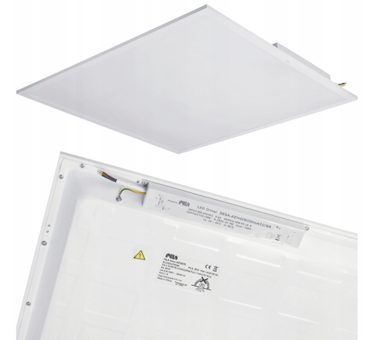 2x Panel Sufitowy LED PILA 60x60cm 40W 4000lm 4000K Plafon Kaseton Lampa