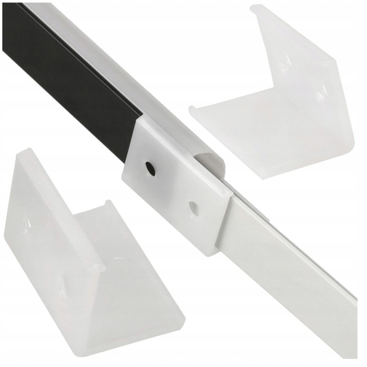 Uchwyt Do Łączenia Profilów Kątowych Narożnych Złączka Biała Do Montażu