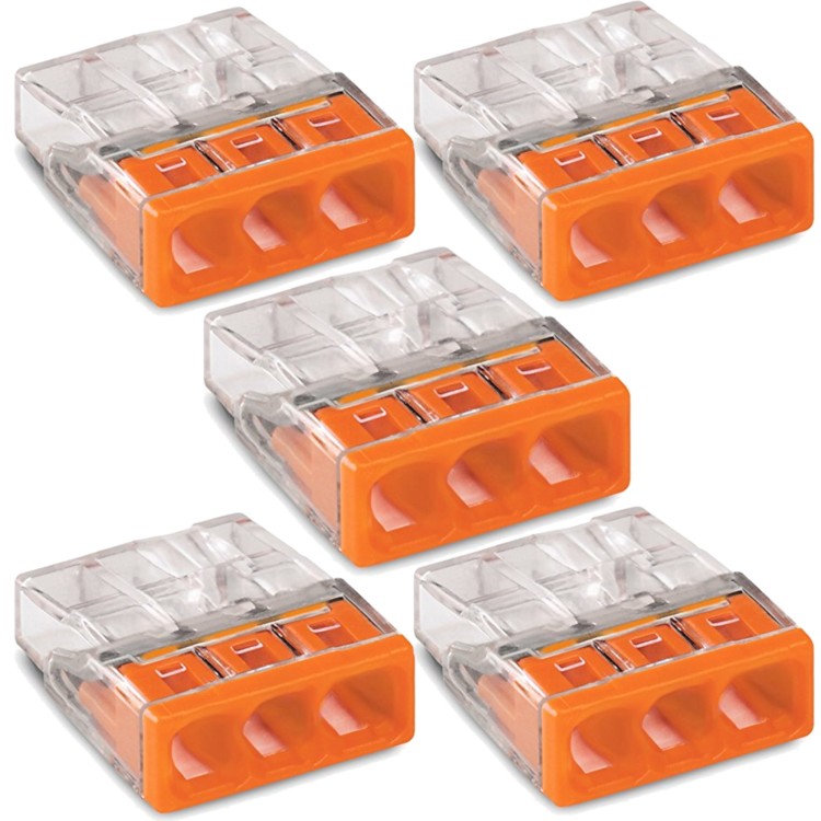 25x Złączka WAGO 3x0,5-2,5mm2 2273-203