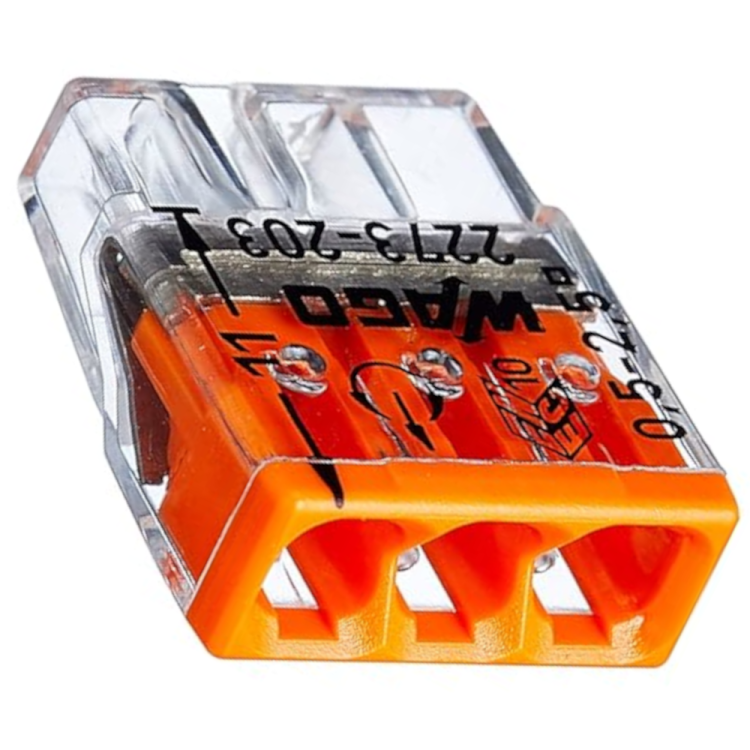 25x Złączka WAGO 3x0,5-2,5mm2 2273-203