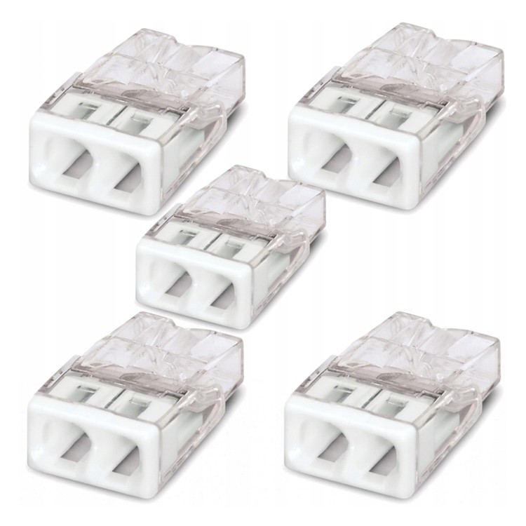 5x Złączka WAGO 2x0,5-2,5mm2 2273-202