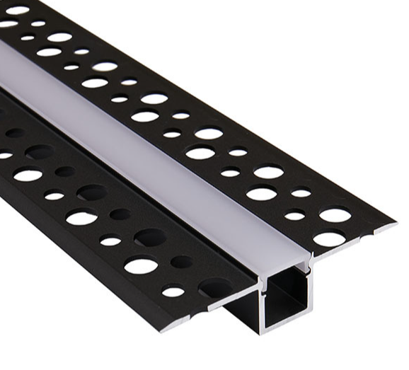 Profil LED Aluminiowy Do Płyt GK Gipsowych Wpuszczany Regips 2m Wąski Slim