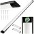 2x Lampa LED Do Garażu Warsztatu Sufitowa Natynkowa Czarna 120cm 36W 4500K
