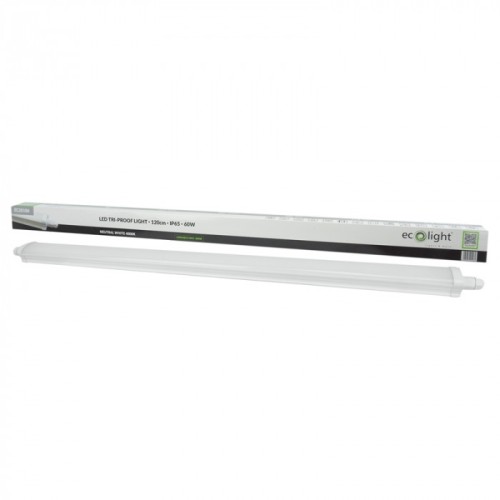 2x Lampa LED Oprawa Oświetleniowa Hermetyczna 120cm 60W 6600LM 4000K IP65