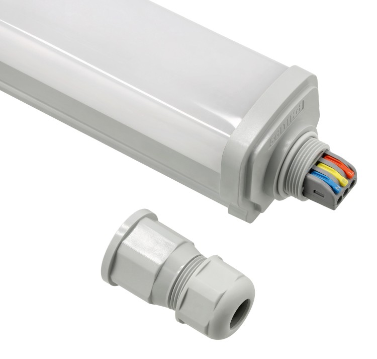 2x Oprawa Hermetyczna LED Philips 30W 125cm 3600lm IP65 4000K Przelotowa