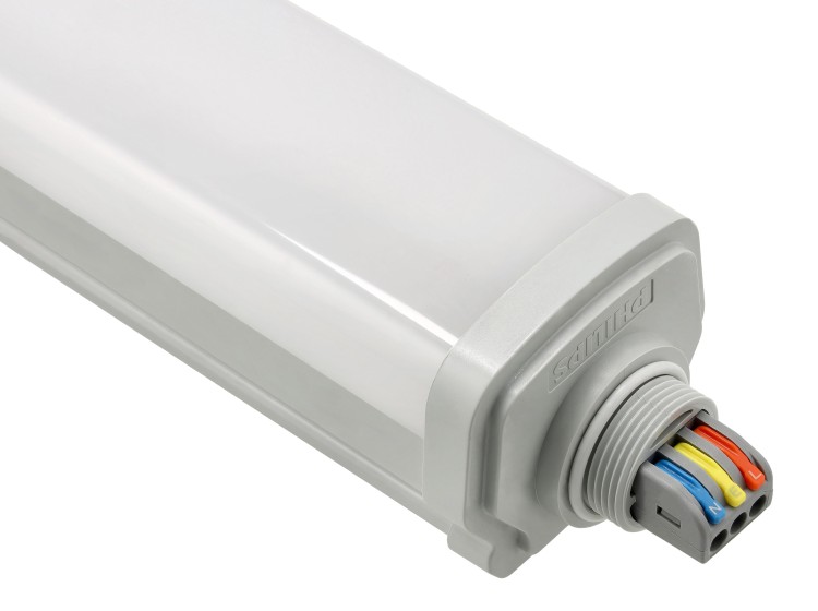 2x Oprawa Hermetyczna LED Philips 30W 125cm 3600lm IP65 4000K Przelotowa