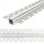 Profil LED Aluminiowy Do Płyt GK Gipsowych Wpuszczany Regips 2m Wąski Slim