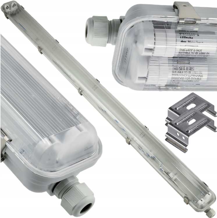 Philips Oprawa Hermetyczna Lampa LED 4x 120cm +8x Tuby Świetlówki 35W 6500K