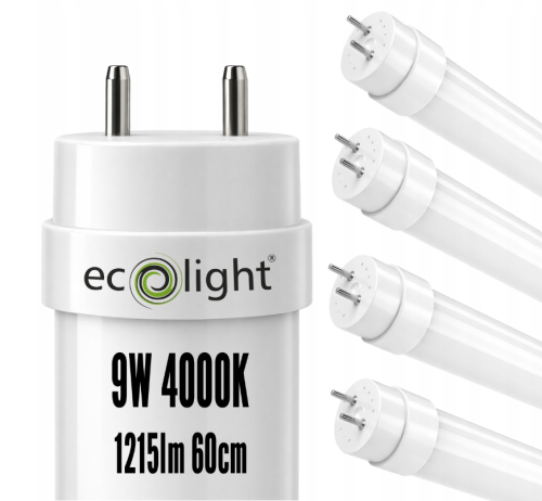 Tuba Świetlówka LED T8 9W 1215Lm 60cm 4000K Neutralna Dzienna Do Opraw