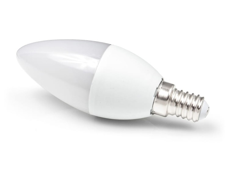 Żarówka LED E14 - C37 - 10W - barwa ciepła