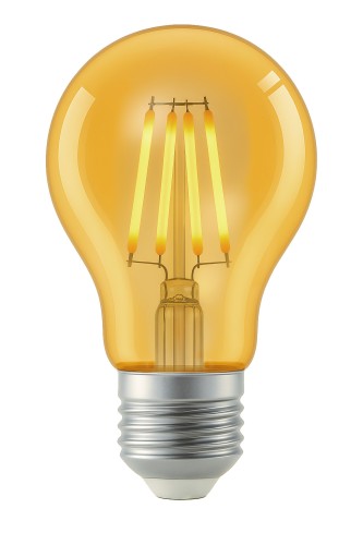 6x Żarówka LED E27 Filament Amber 8W 110lm/W 3000K