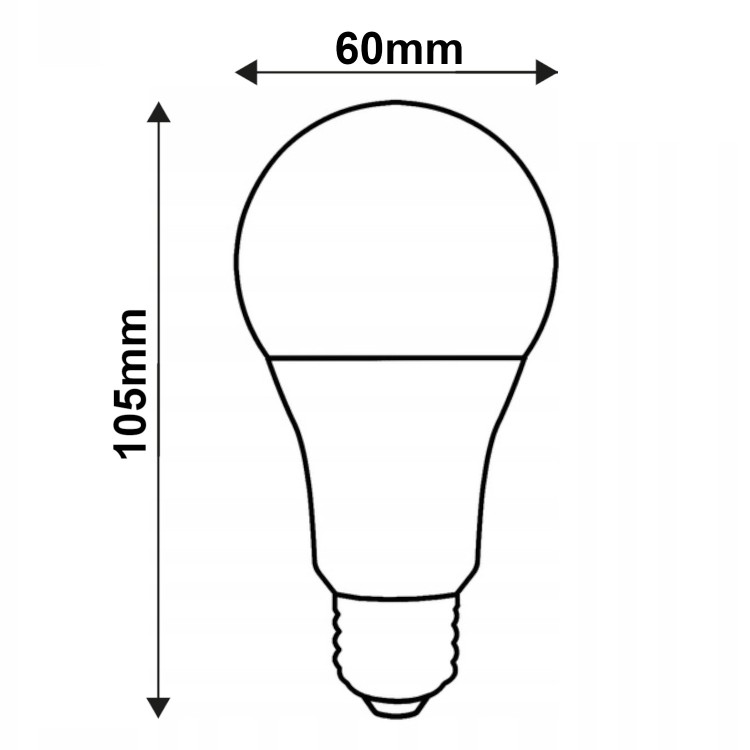 6x Żarówka LED E27 Filament Amber 8W 110lm/W 3000K
