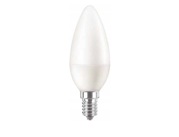 6x Żarówka LED E14 7W = 60W 580lm Barwa Ciepła 3000K Klimatyczna C37 BERGE