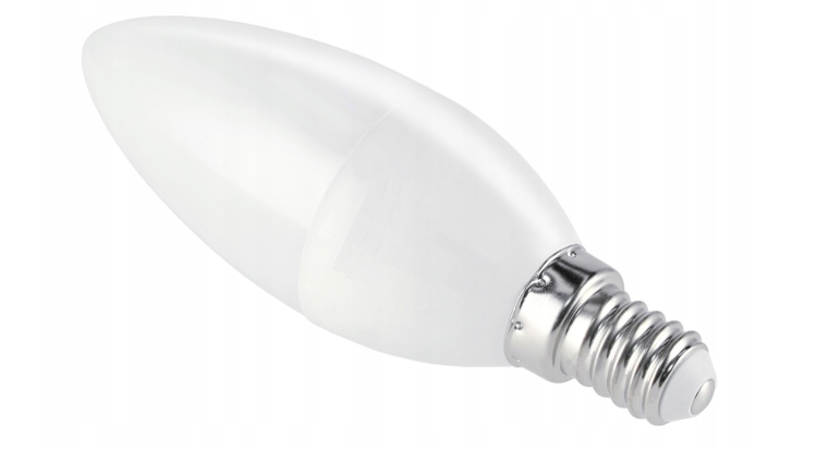 6x Żarówka LED E14 7W = 60W 580lm Barwa Ciepła 3000K Klimatyczna C37 BERGE