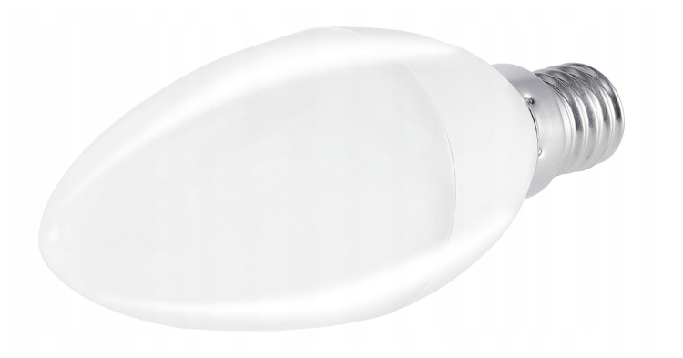 6x Żarówka LED E14 7W = 60W 580lm Barwa Ciepła 3000K Klimatyczna C37 BERGE