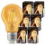6x Żarówka LED E27 Filament Amber 8W 110lm/W 3000K