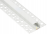 Profil LED Aluminiowy Wpuszczany Do Płytek Płyt GK Gipsowych 1m + Klosz