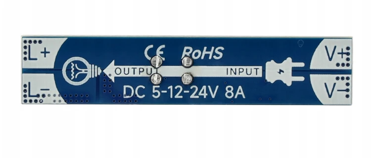 Włącznik Ściemniacz Bezdotykowy Zbliżeniowy Do Profilu LED 8A 12/24V