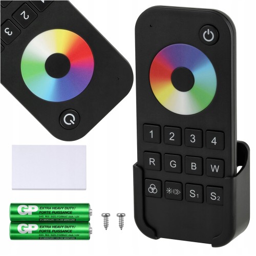 Pilot Do Taśmy LED RGB RGBW Strefowy RF RADIOWY 4 STREFY Dotykowy Premium
