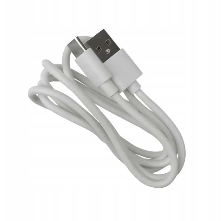 Kabel 1m USB-A - USB-C 20W Sieciowy Biały Do Ładowania Przesyłania Danych