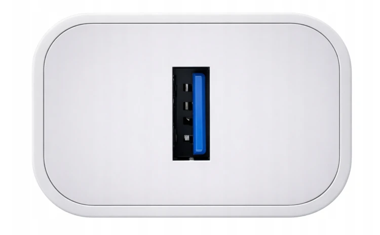 Ładowarka Kostka Szybka USB A Biała Sieciowa 20W Do Telefonu Zasilacz