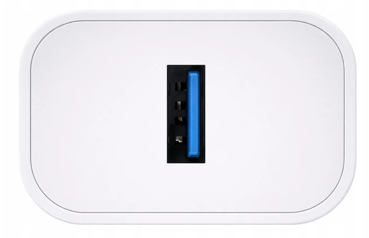 Ładowarka Kostka Szybka USB-A Biała Sieciowa 20W Do Telefonu Zasilacz