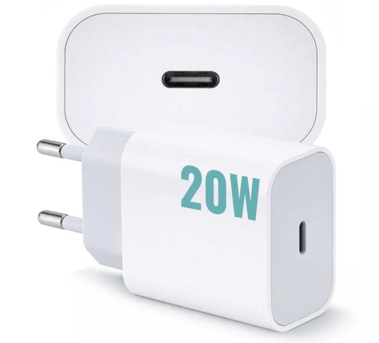 Ładowarka Kostka Szybka USB-C Biała Sieciowa 20W Do Telefonu Zasilacz