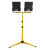 Naświetlacz LED Budowlany Statyw Halogen 300W 2x150W 27000lm Do Remontu