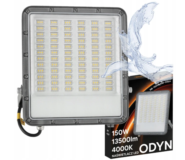 Naświetlacz LED Budowlany Statyw Halogen 300W 2x150W 27000lm Do Remontu