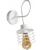 Lampka LED Kinkiet Nocny E27 Sprężyna Biała E27