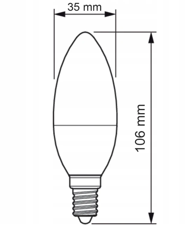3x Philips Żarówka LED E14 5W = 40W 470lm 94lm/W 2700K EyeComfort CorePro