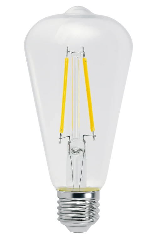10x Żarówka LED E27 6W = 50W 660lm 3000K FILAMENT OZDOBNA RETRO ST64