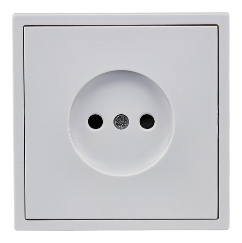 Kontakt GNIAZDO ELEKTRYCZNE GNIAZDKO POJEDYNCZE BIAŁE FI60 + RAMKA BIAŁA