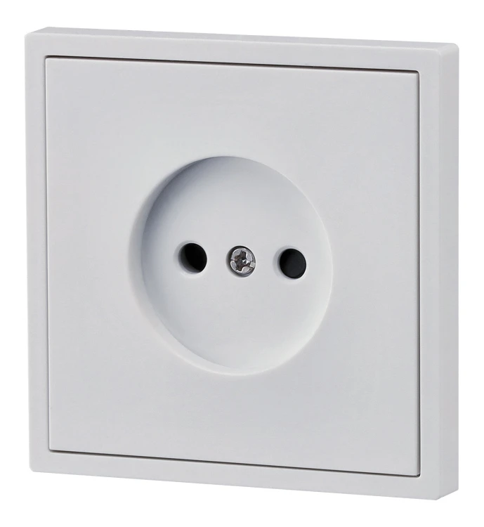 Kontakt GNIAZDO ELEKTRYCZNE GNIAZDKO POJEDYNCZE BIAŁE FI60 + RAMKA BIAŁA