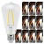 10x Żarówka LED E27 6W = 50W 660lm 3000K FILAMENT OZDOBNA RETRO ST64