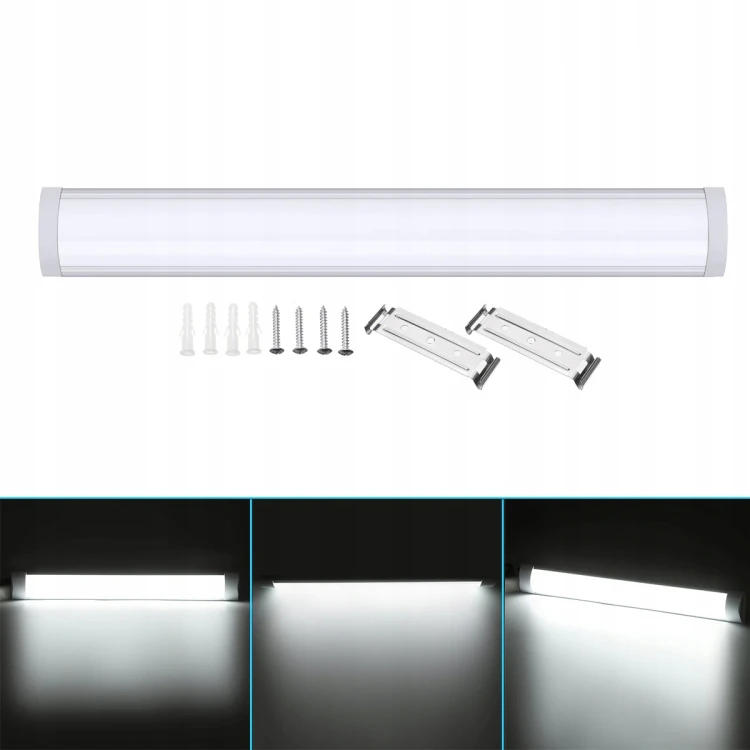 2x Panel Lampa LED Plafon Natynkowy Sufitowy Oprawa Sufitowa 20W 60cm 6500K
