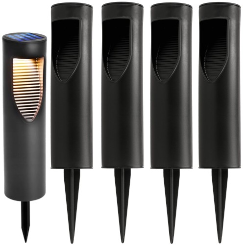 4x Lampa Ogrodowa Słupek Solarny Wbijany Lampy Solarne IP65 Oświetleniowy
