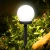8X Lampa Solarna Wbijana Kula Biała