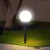 8X Lampa Solarna Wbijana Kula Biała
