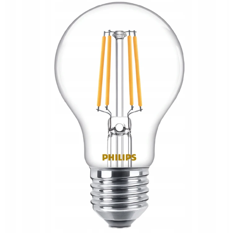 3x Philips Żarówka LED E27 7W = 60W 806lm 115lm/W 2700K Filament Ozdobna