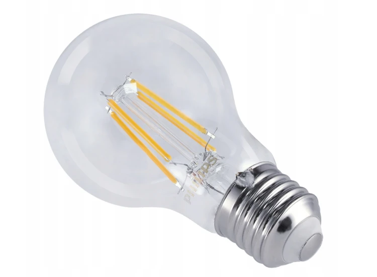 3x Philips Żarówka LED E27 7W = 60W 806lm 115lm/W 2700K Filament Ozdobna